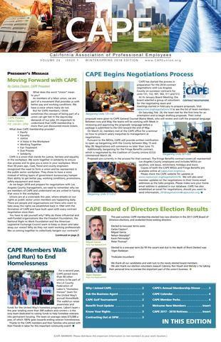 CAPE Newsletter Cover 